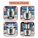 Picador Elétrico de Alimentos Inox 5L | Triturador Potente