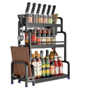 Prateleira para Cozinha em Aço Inox - 3 Andares