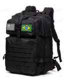 Mochila Elitte Combat (50L) - Preta Camuflada