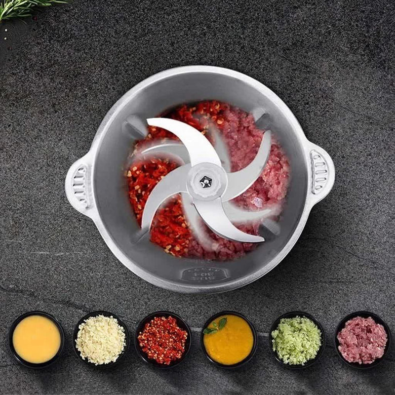 Picador Elétrico de Alimentos Inox 5L | Triturador Potente